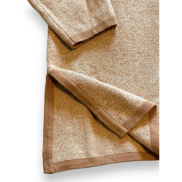 Liz Claiborne Merino Wool Blend V-neck Knit Sweater Women's Brown L - Picture 4 of 10